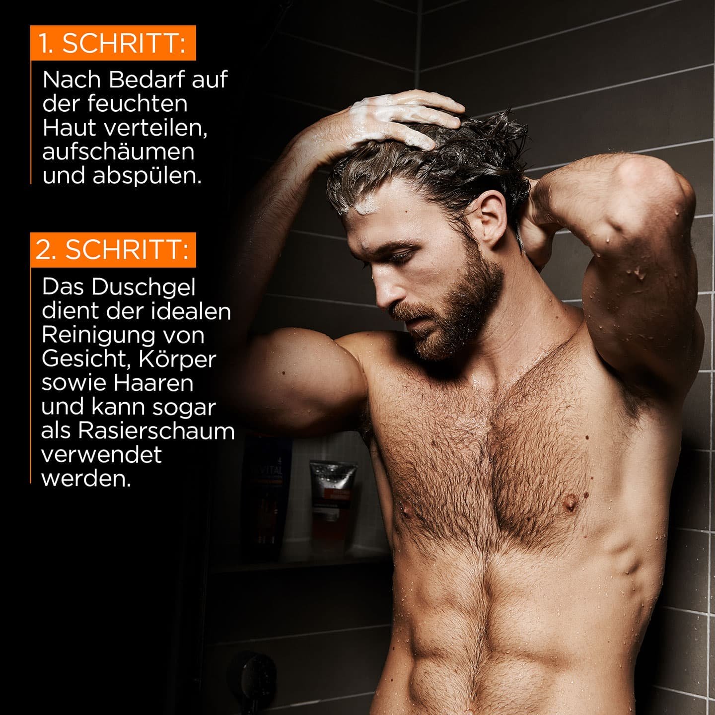 Carbon Clean 5in1 Duschgel Anwendungshinweis